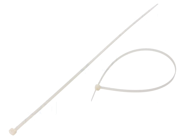 Kabelbinder; L: 368mm; W: 4,8mm; polyamide; 215,5N; natuurlijk Kabelbinder; L: 368mm; W: 4,8mm; polyamide; 215,5N; natuurlijk